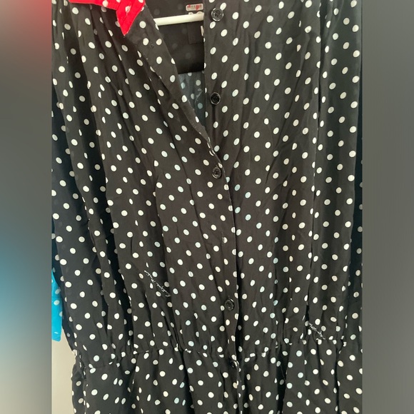 Boutique Moschino Polka Dot Colorblock Romper - Picture 6 of 8